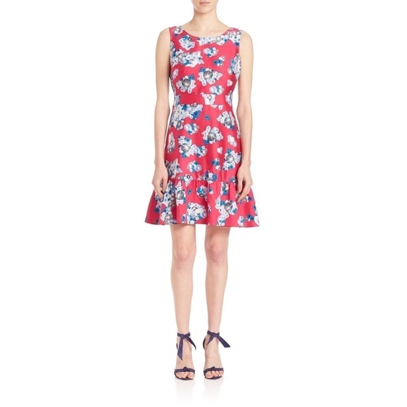 Diane Von Furstenberg Topanga Floral Satin Dress - Picture 4 of 16